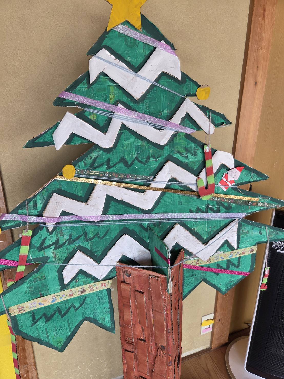 段ボールツリー 飾った後